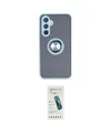 ieg™ Galaxy A54 5G Kılıf Yörünge Çizgi - Şeffaf Pasifik Cam Ekran Koruyucu