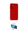ieg™ Galaxy A55 5G Kılıf Ahenk Serisi - Siyah 3D Antistatik Cam Ekran Koruyucu