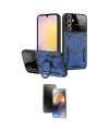 ieg™ Galaxy A55 5G Kılıf Kıvılcım Modern Serisi - Siyah 3D Antistatik Mat Seramik Nano Ekran Koruyucu