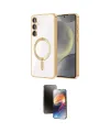 ieg™ Galaxy A55 5G Kılıf Nova Işık Özel Seri - Siyah 3D Antistatik Mat Seramik Nano Ekran Koruyucu