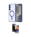 ieg™ Galaxy A55 5G Kılıf Nova Işık Özel Seri - Siyah 3D Antistatik Mat Seramik Nano Ekran Koruyucu
