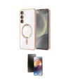 ieg™ Galaxy A55 5G Kılıf Nova Işık Özel Seri - Siyah 3D Antistatik Mat Seramik Nano Ekran Koruyucu