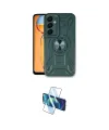 ieg™ Galaxy A55 5G Kılıf Nova Yansıma Prime - Siyah 3D Antistatik Cam Ekran Koruyucu