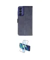 ieg™ Galaxy A55 5G Kılıf Siluet Işık Serisi - Siyah 3D Antistatik Cam Ekran Koruyucu