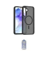 ieg™ Galaxy A55 5G Kılıf Siluet Minimal Prime - Siyah Joko Magic 5D Cam