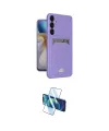 ieg™ Galaxy A55 5G Kılıf Vadi Çizgi Prime - Siyah 3D Antistatik Cam Ekran Koruyucu