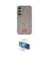 ieg™ Galaxy A55 5G Kılıf Vadi Klasik Serisi - Siyah 3D Antistatik Cam Ekran Koruyucu