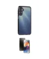 ieg™ Galaxy A55 5G Kılıf Vadi Minimal - Siyah 3D Antistatik Mat Seramik Nano Ekran Koruyucu