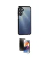 ieg™ Galaxy A55 5G Kılıf Vadi Minimal - Siyah 3D Antistatik Mat Seramik Nano Ekran Koruyucu