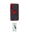ieg™ Galaxy A55 5G Kılıf Yörünge Çizgi - Şeffaf Pasifik Cam Ekran Koruyucu