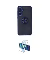 ieg™ Galaxy A55 5G Kılıf Yörünge Çizgi - Siyah 3D Antistatik Cam Ekran Koruyucu