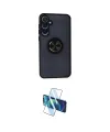 ieg™ Galaxy A55 5G Kılıf Yörünge Çizgi - Siyah 3D Antistatik Cam Ekran Koruyucu