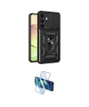 ieg™ Galaxy A56 Kılıf Ahenk Klasik - Siyah 3D Antistatik Seramik Nano Ekran Koruyucu