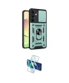 ieg™ Galaxy A56 Kılıf Ahenk Klasik - Siyah 3D Antistatik Seramik Nano Ekran Koruyucu