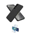 ieg™ Galaxy A56 Kılıf Ahenk Serisi - Siyah 3D Antistatik Cam Ekran Koruyucu