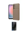ieg™ Galaxy A56 Kılıf Eksen Form Prime - Siyah 3D Antistatik Hayalet Cam Ekran Koruyucu