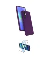 ieg™ Galaxy A56 Kılıf İz Işık Koleksiyonu - Siyah 3D Antistatik Cam Ekran Koruyucu