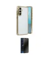 ieg™ Galaxy A56 Kılıf Vadi Minimal - Siyah 3D Antistatik Hayalet Cam Ekran Koruyucu