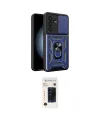 ieg™ Galaxy A57 5G Kılıf Ahenk Klasik - Şeffaf 3D Antistatik Hayalet Cam Ekran Koruyucu