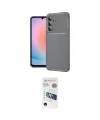 ieg™ Galaxy A57 5G Kılıf Eksen Form Prime - Şeffaf 3D Antistatik Seramik Nano Ekran Koruyucu