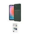ieg™ Galaxy A57 5G Kılıf Eksen Form Prime - Şeffaf 3D Antistatik Seramik Nano Ekran Koruyucu