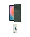 ieg™ Galaxy A57 5G Kılıf Eksen Form Prime - Şeffaf Pasifik Cam Ekran Koruyucu