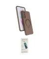 ieg™ Galaxy A57 5G Kılıf İz Işık Koleksiyonu - Şeffaf Pasifik Cam Ekran Koruyucu