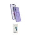 ieg™ Galaxy A57 5G Kılıf İz Işık Koleksiyonu - Şeffaf Pasifik Cam Ekran Koruyucu