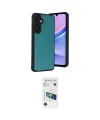 ieg™ Galaxy A57 5G Kılıf Kıvılcım Işık Serisi - Şeffaf 3D Antistatik Cam Ekran Koruyucu