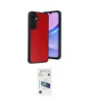 ieg™ Galaxy A57 5G Kılıf Kıvılcım Işık Serisi - Şeffaf 3D Antistatik Cam Ekran Koruyucu