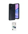 ieg™ Galaxy A57 5G Kılıf Kıvılcım Işık Serisi - Şeffaf 3D Antistatik Cam Ekran Koruyucu