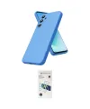 ieg™ Galaxy A57 5G Kılıf Kozmos Yansıma Özel Seri - Şeffaf 3D Antistatik Cam Ekran Koruyucu