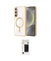 ieg™ Galaxy A57 5G Kılıf Nova Işık Özel Seri - Şeffaf 3D Antistatik Hayalet Cam Ekran Koruyucu