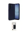 ieg™ Galaxy A57 5G Kılıf Nova Işık - Şeffaf 3D Antistatik Hayalet Cam Ekran Koruyucu