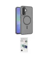 ieg™ Galaxy A57 5G Kılıf Siluet Minimal Prime - Şeffaf 3D Antistatik Seramik Nano Ekran Koruyucu