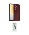 ieg™ Galaxy A57 5G Kılıf Yankı Yansıma Özel Seri - Şeffaf Pasifik Cam Ekran Koruyucu