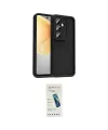ieg™ Galaxy A57 5G Kılıf Yankı Yansıma Özel Seri - Şeffaf Pasifik Cam Ekran Koruyucu