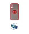 ieg™ Galaxy A70 Kılıf Yörünge Çizgi - Siyah 3D Antistatik Cam Ekran Koruyucu
