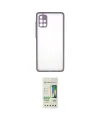 ieg™ Galaxy A71 Kılıf Ahenk Çizgi Serisi - Siyah 20D Premium Cam Ekran Koruyucu