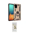 ieg™ Galaxy A71 Kılıf Ahenk Klasik Koleksiyonu - Siyah Mat Seramik Nano Ekran Koruyucu