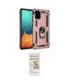 ieg™ Galaxy A71 Kılıf Ahenk Klasik Koleksiyonu - Siyah Mat Seramik Nano Ekran Koruyucu