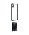 ieg™ Galaxy A71 Kılıf Nova Asil Özel Seri - Siyah 3D Antistatik Hayalet Cam Ekran Koruyucu