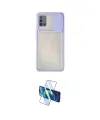 ieg™ Galaxy A71 Kılıf Vadi Çizgi - Siyah 3D Antistatik Cam Ekran Koruyucu