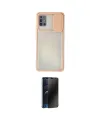 ieg™ Galaxy A71 Kılıf Vadi Çizgi - Siyah 3D Antistatik Hayalet Cam Ekran Koruyucu