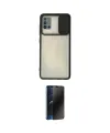 ieg™ Galaxy A71 Kılıf Vadi Çizgi - Siyah 3D Antistatik Hayalet Cam Ekran Koruyucu