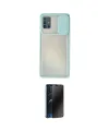ieg™ Galaxy A71 Kılıf Vadi Çizgi - Siyah 3D Antistatik Hayalet Cam Ekran Koruyucu