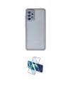 ieg™ Galaxy A72 Kılıf Ahenk Çizgi Serisi - Siyah 3D Antistatik Cam Ekran Koruyucu
