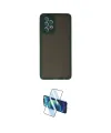 ieg™ Galaxy A72 Kılıf Ahenk Çizgi Serisi - Siyah 3D Antistatik Cam Ekran Koruyucu