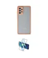 ieg™ Galaxy A72 Kılıf Ahenk Çizgi Serisi - Siyah 3D Antistatik Cam Ekran Koruyucu