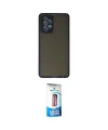 ieg™ Galaxy A72 Kılıf Ahenk Çizgi Serisi - Siyah 5D Eko Cam Ekran Koruyucu